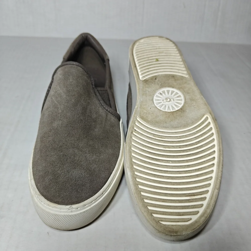 UGG Jass Slip On Suede Gray/Taupe Sneakers Woman’s Shoes Size 6.5